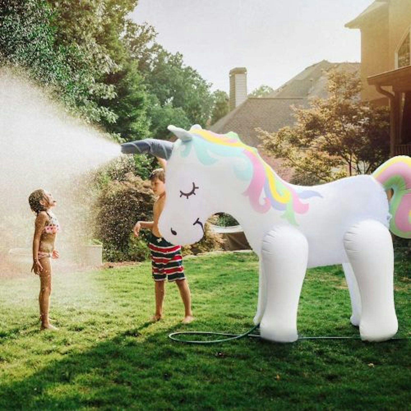 Float Joy Giant Inflatable Unicorn Sprinkler