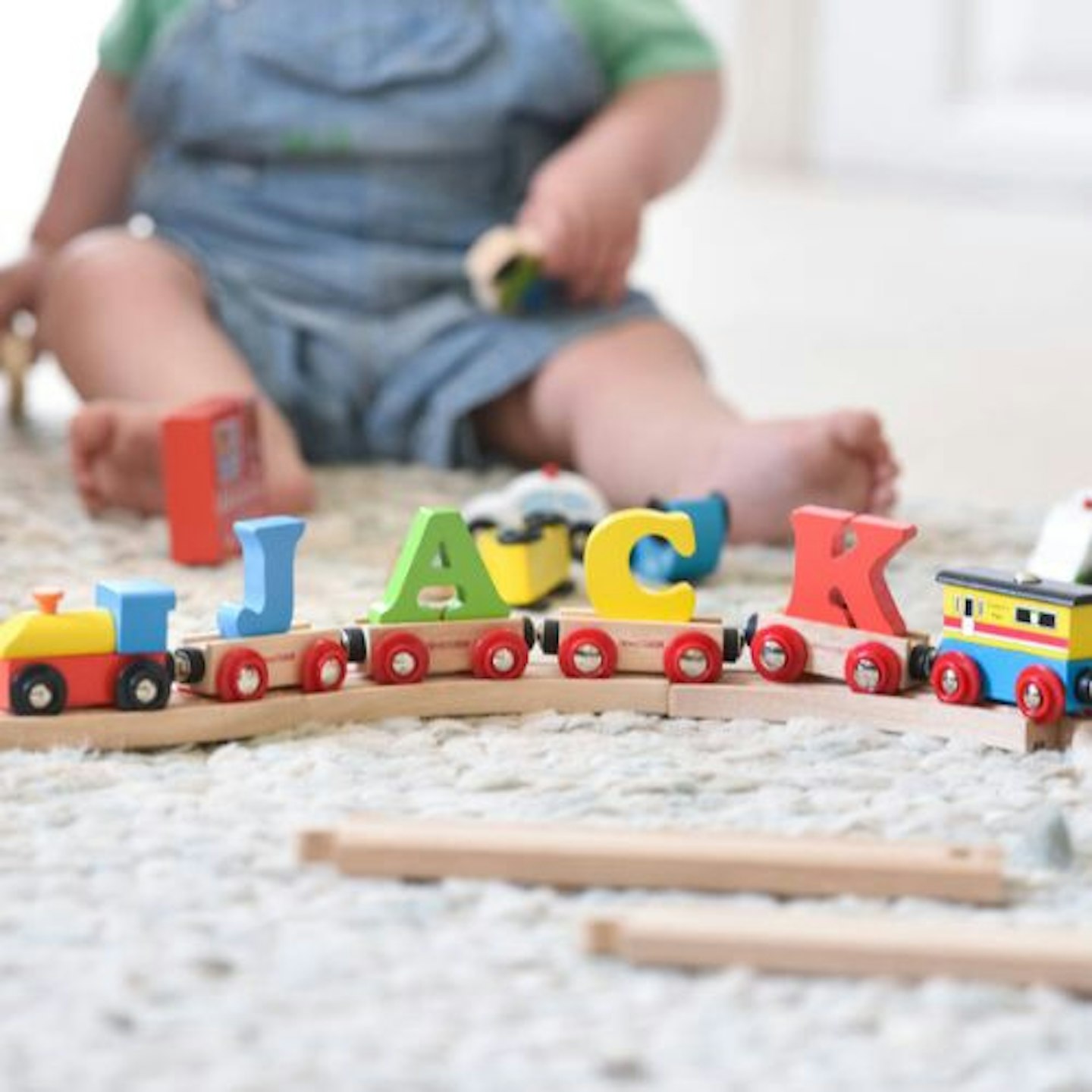 The Letteroom Wooden Name Train