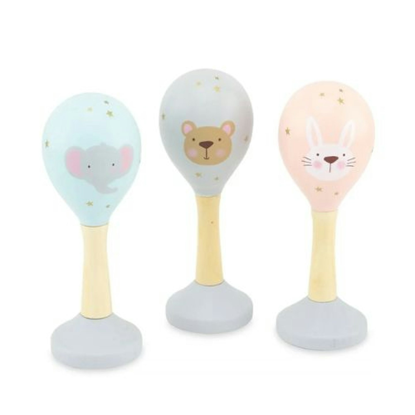 The Little Sensory Bag Co. Pastel Wooden Maracas