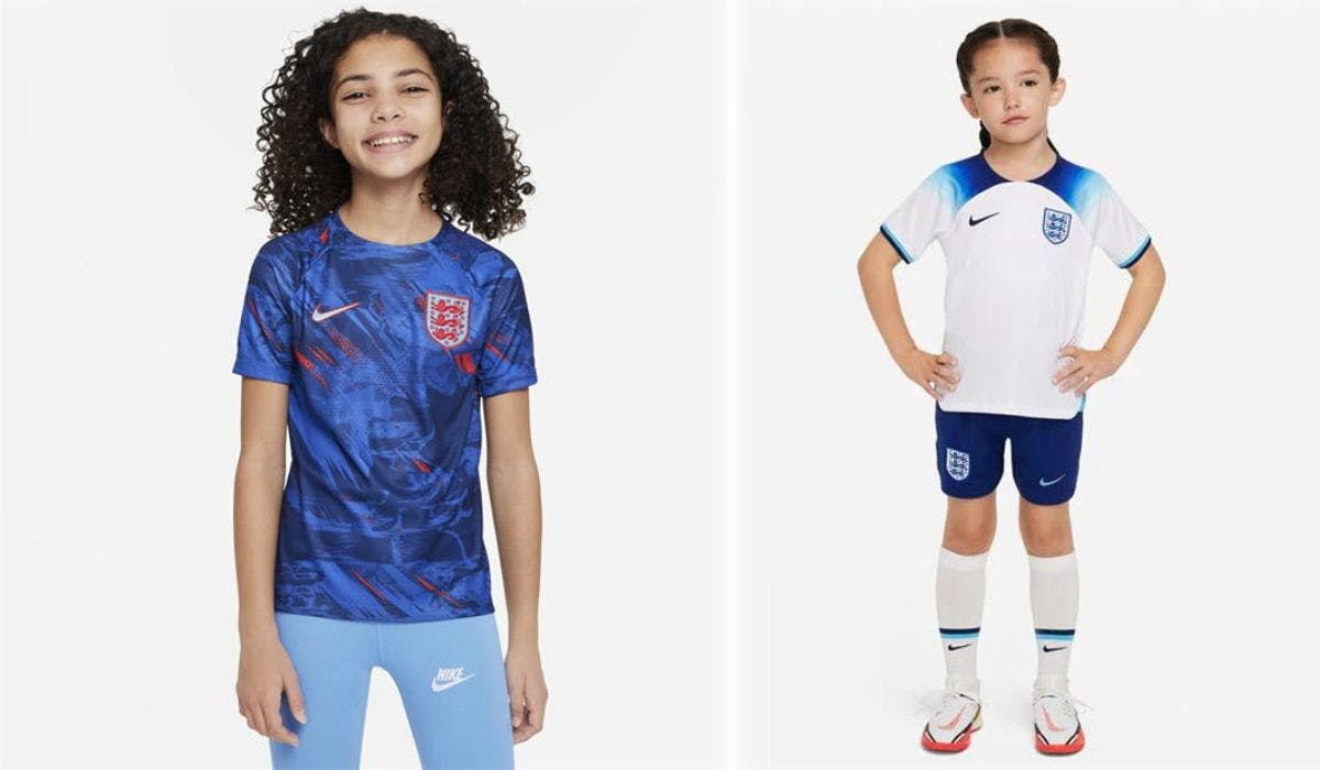 England ladies football kit 2024 junior