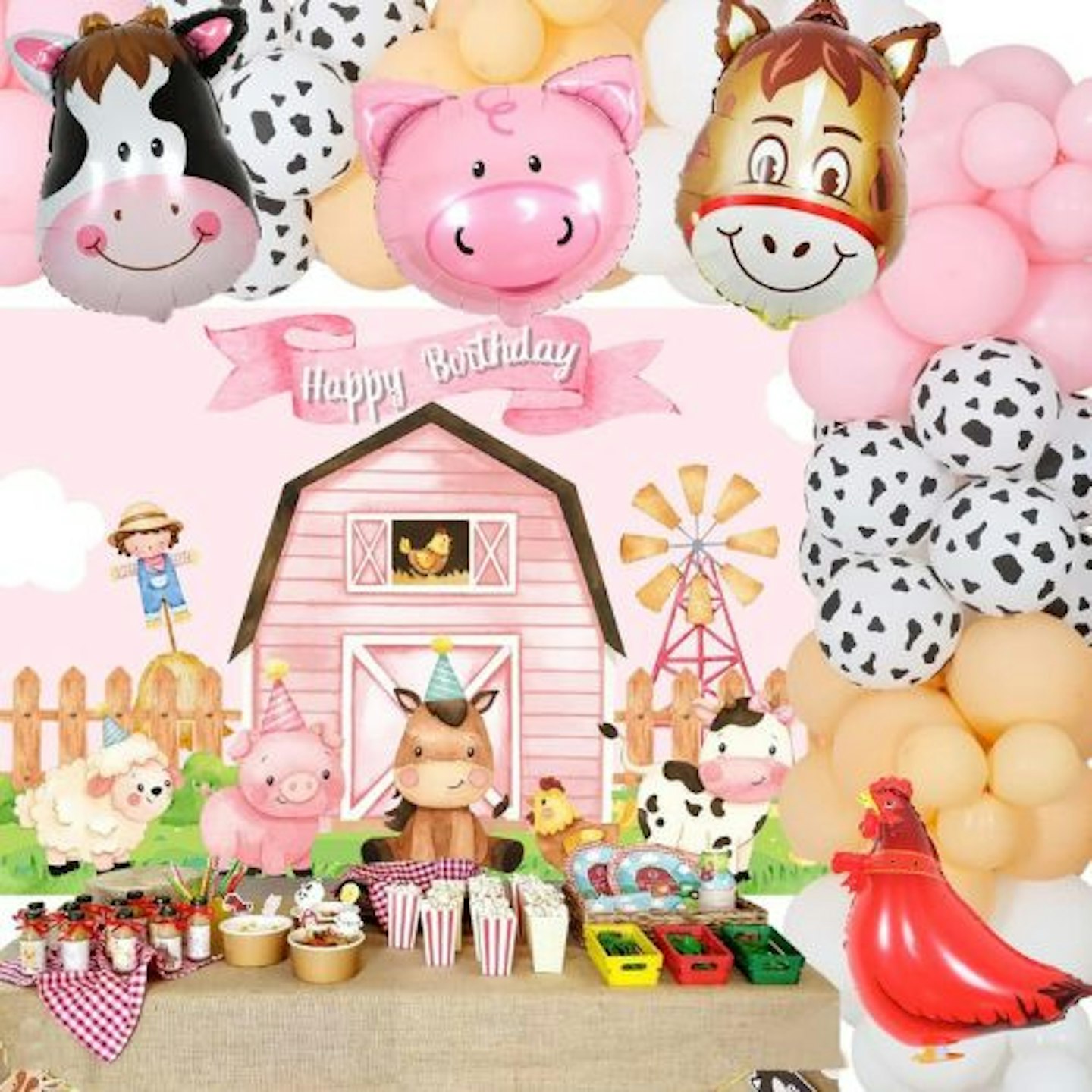best farm party ideas birthday decorations