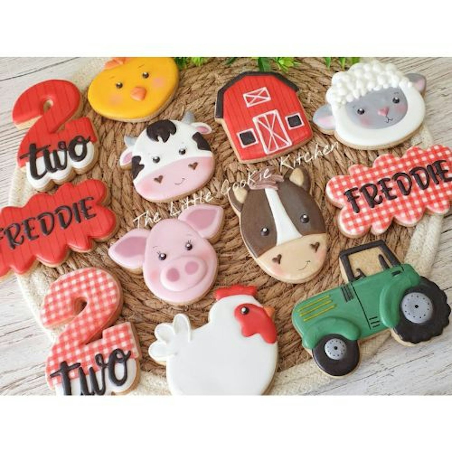 farm party ideas cookies