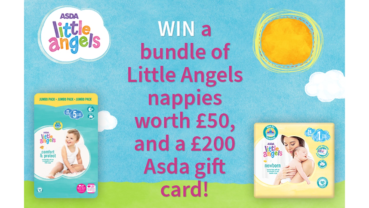 WIN a bundle of Little Angels nappies worth 50 and a 200 Asda