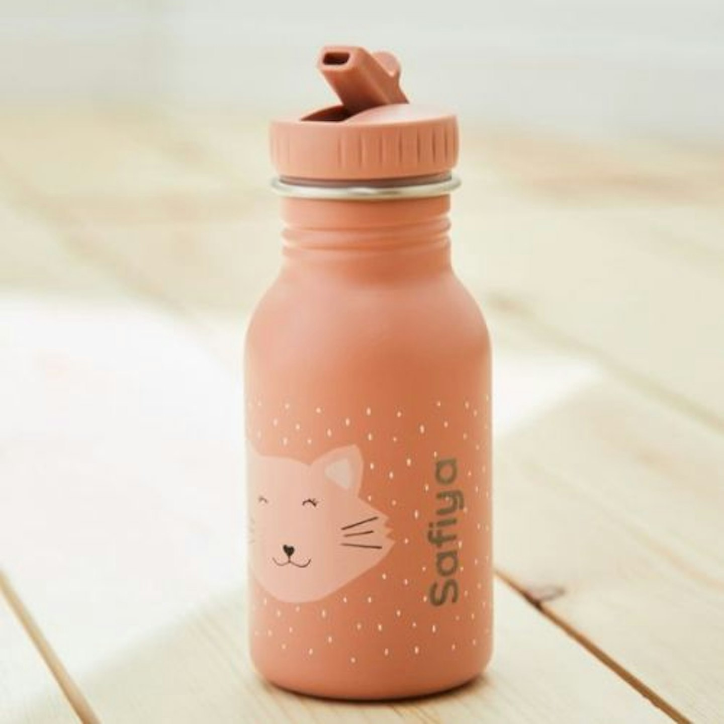 best back to school essentials shopping guide Personalised Trixie Orange Cat Bottle