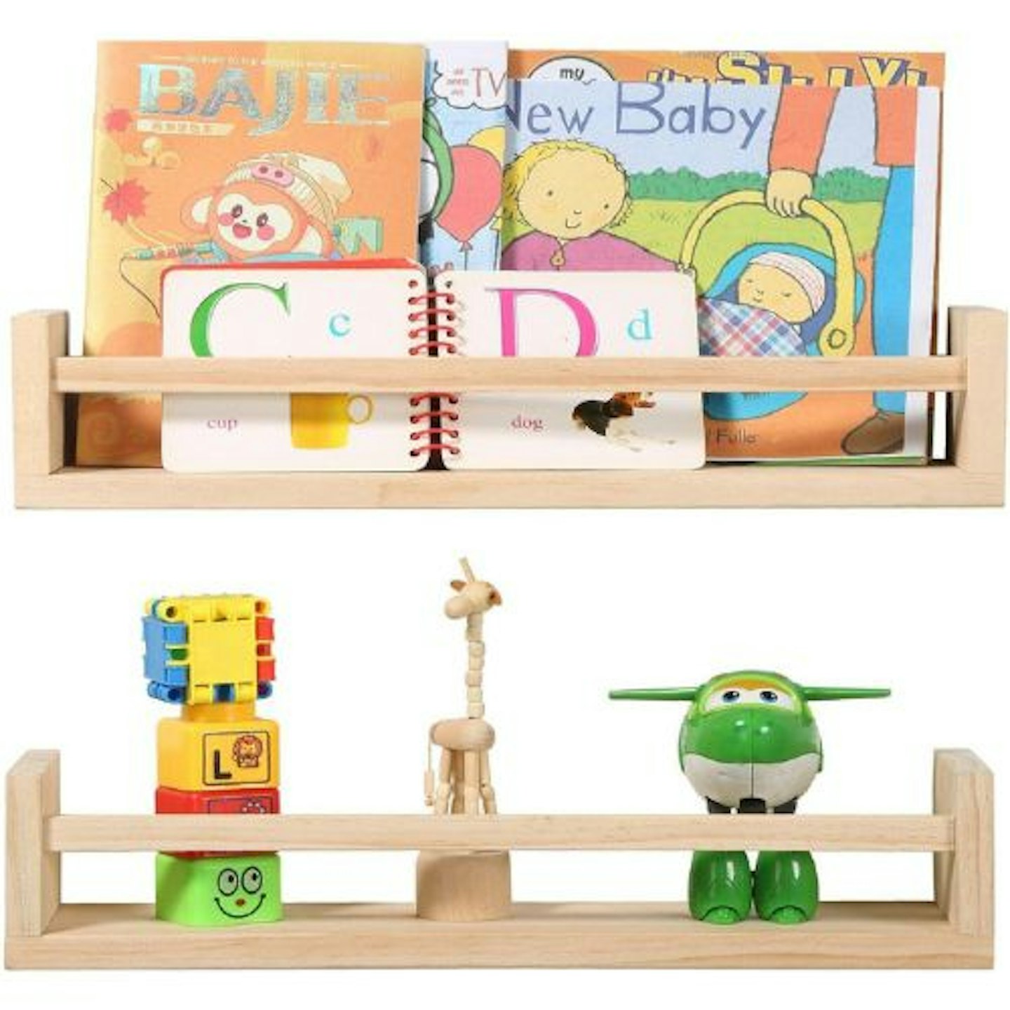 Best nursery storage Set of Two Nursery Bookshelf