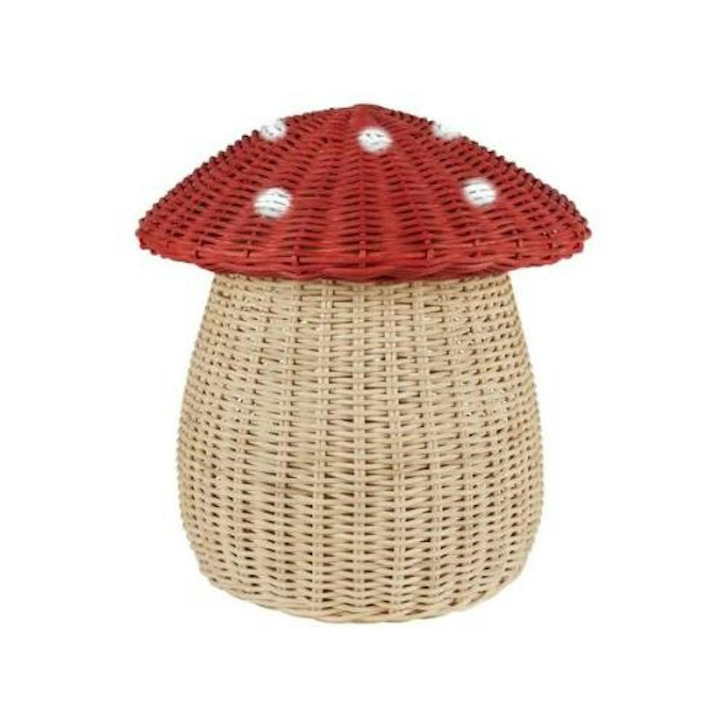 Best nursery storage Toadstool Red Storage Basket