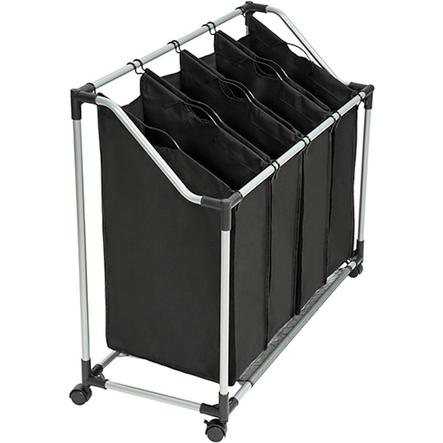 four compartment washing basket