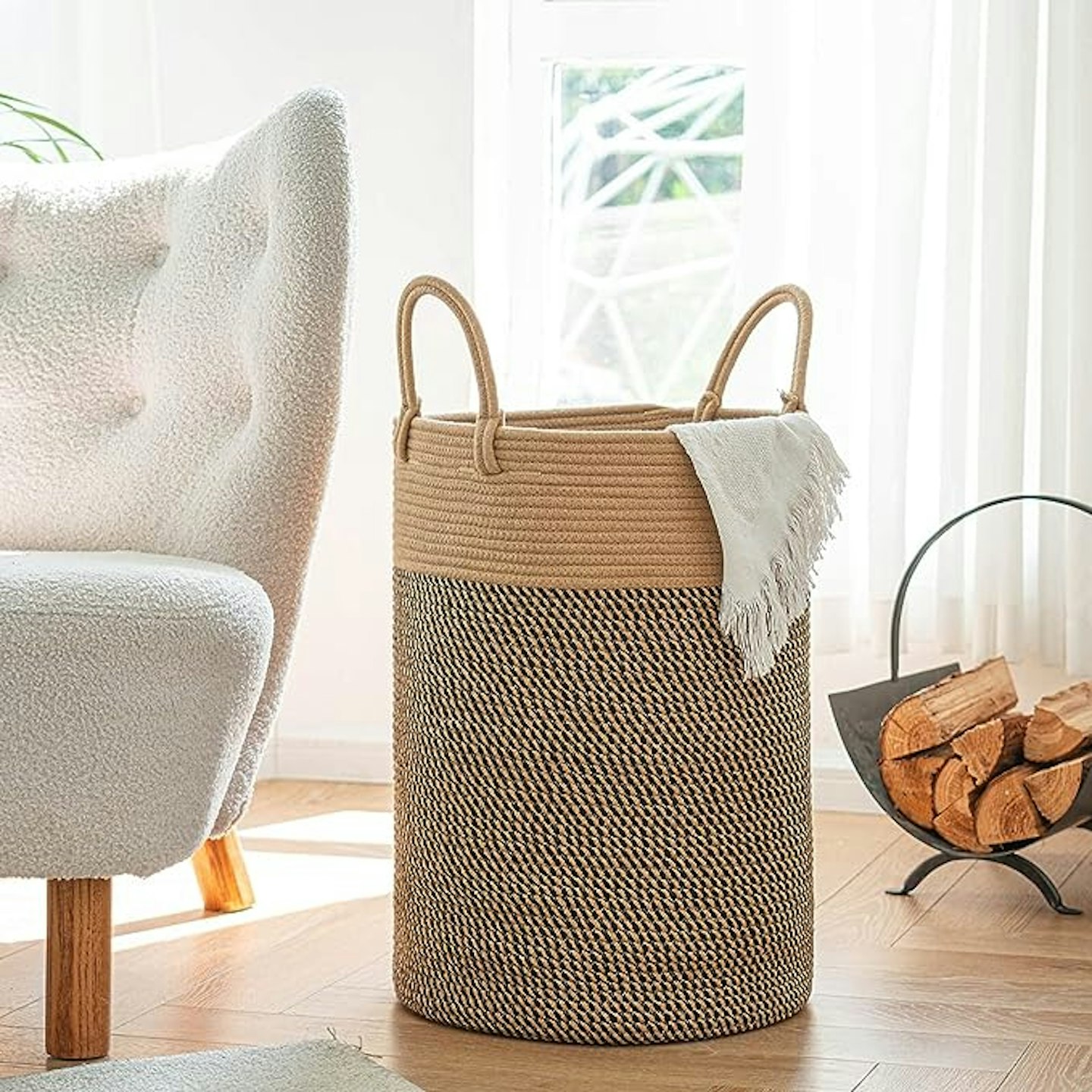 jute laundry basket