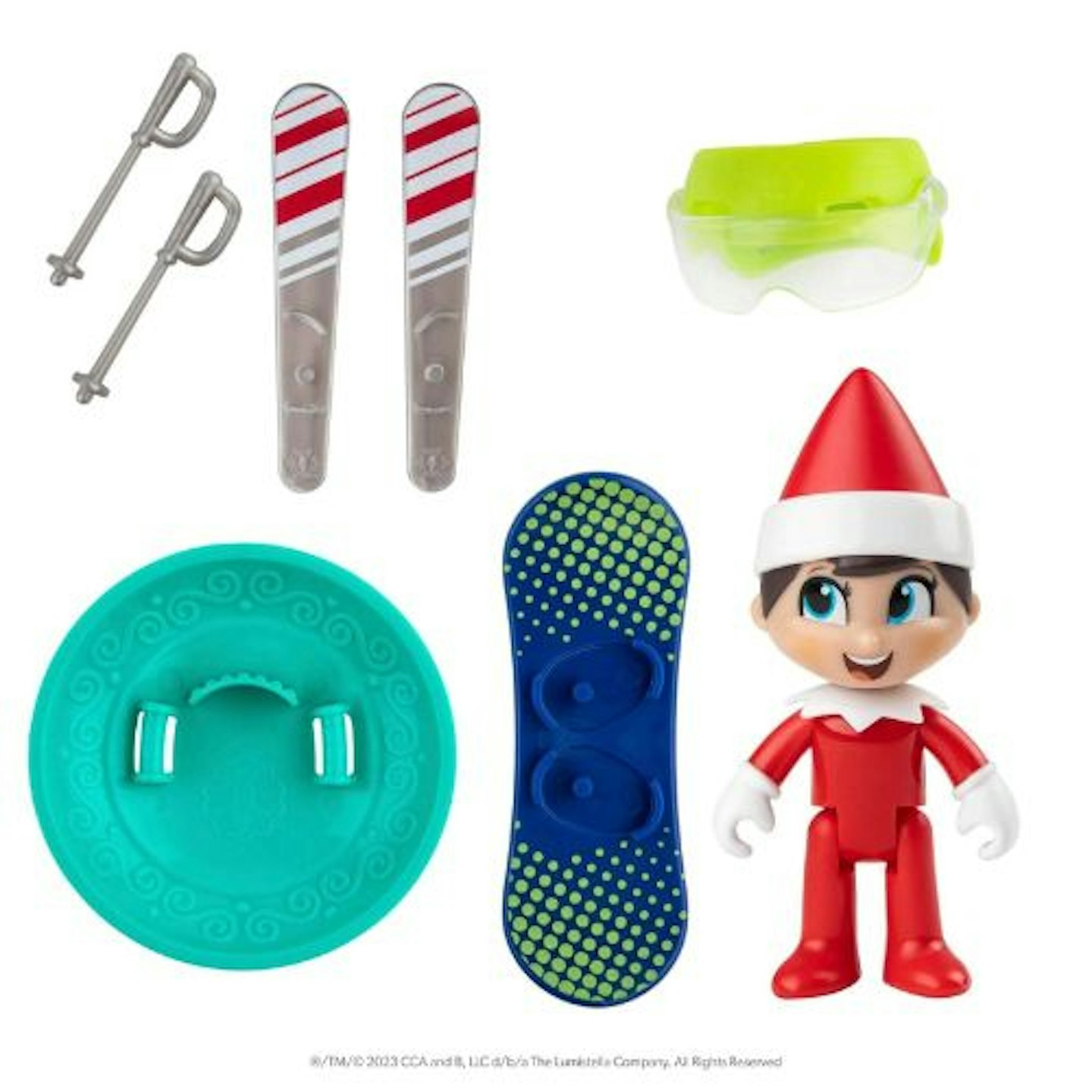 Best Elf on the Shelf props Action Figure Play Pack: Snow Sports