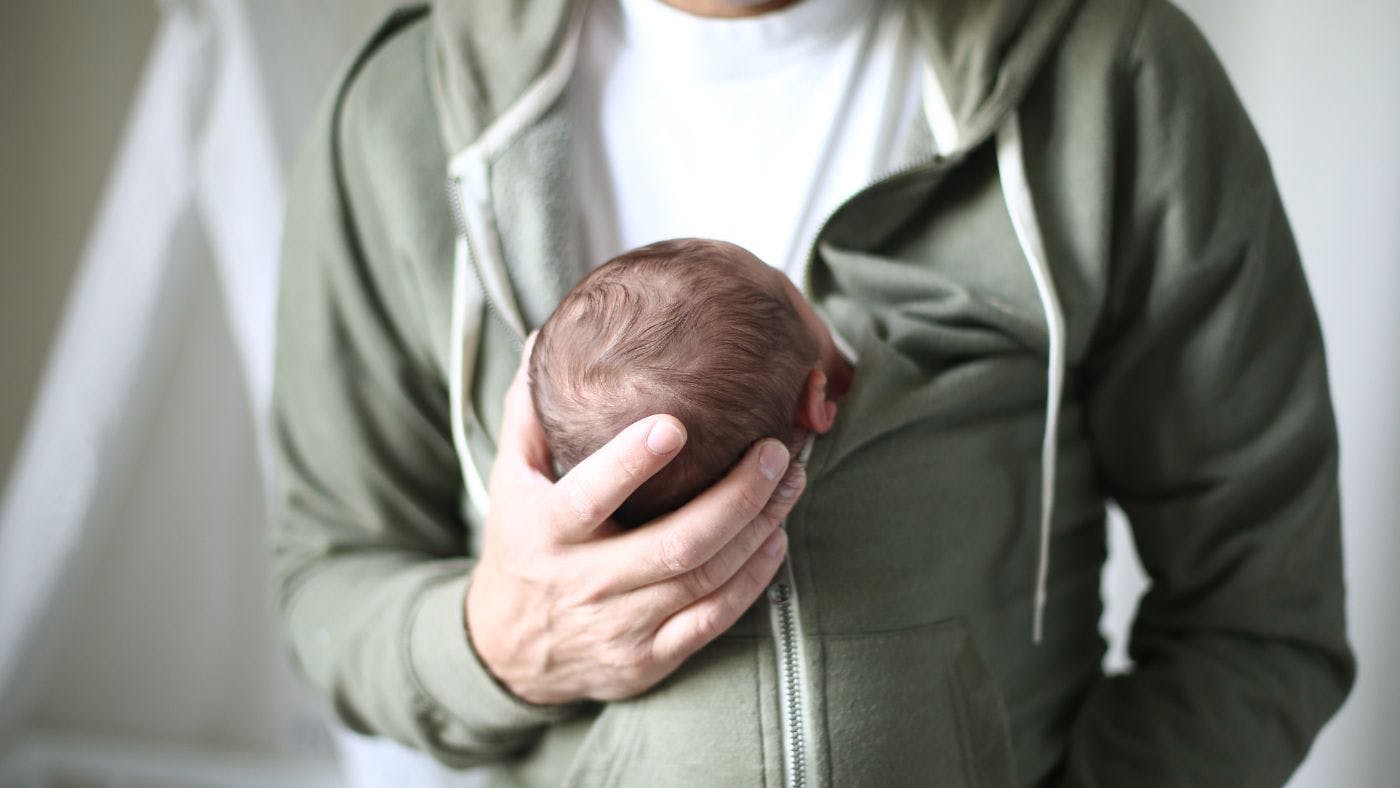 Baby on sale in hoodie