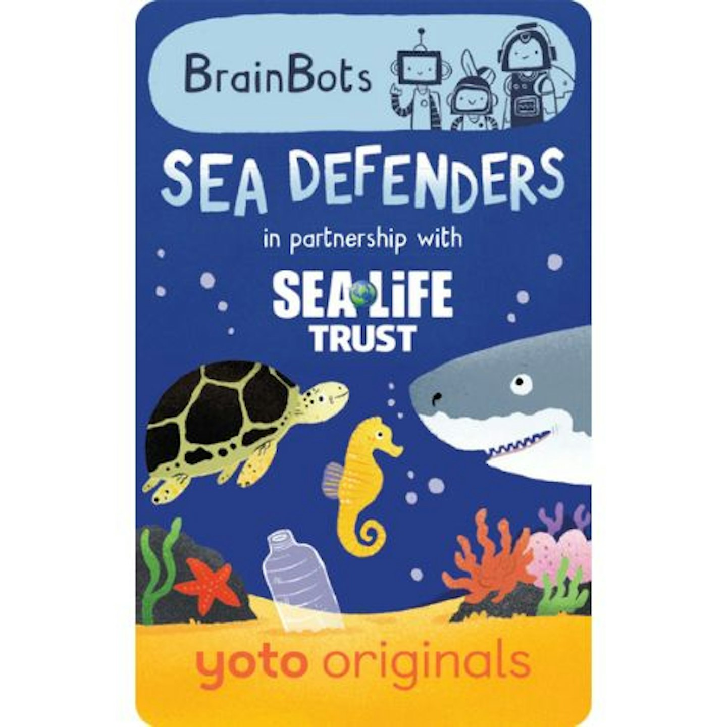 Best Yoto Player story cards BrainBots: Sea Defenders