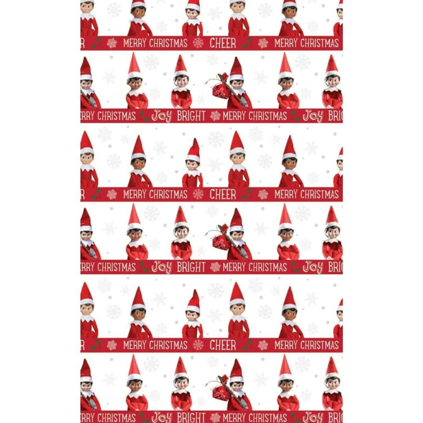 Best Elf on the Shelf props Elf on the Shelf Christmas Gift Wrapping Paper