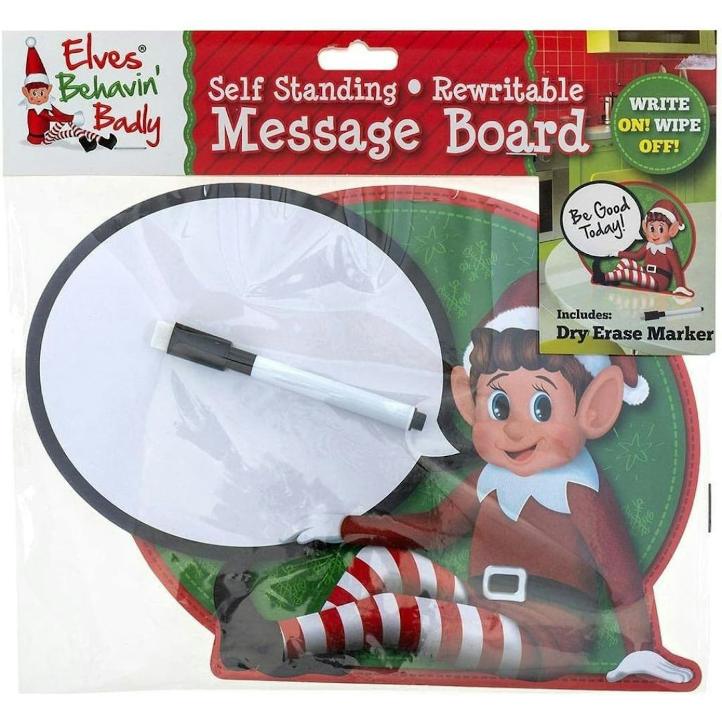 Best Elf on the Shelf props Elves Behaving Badly Rewritable Board