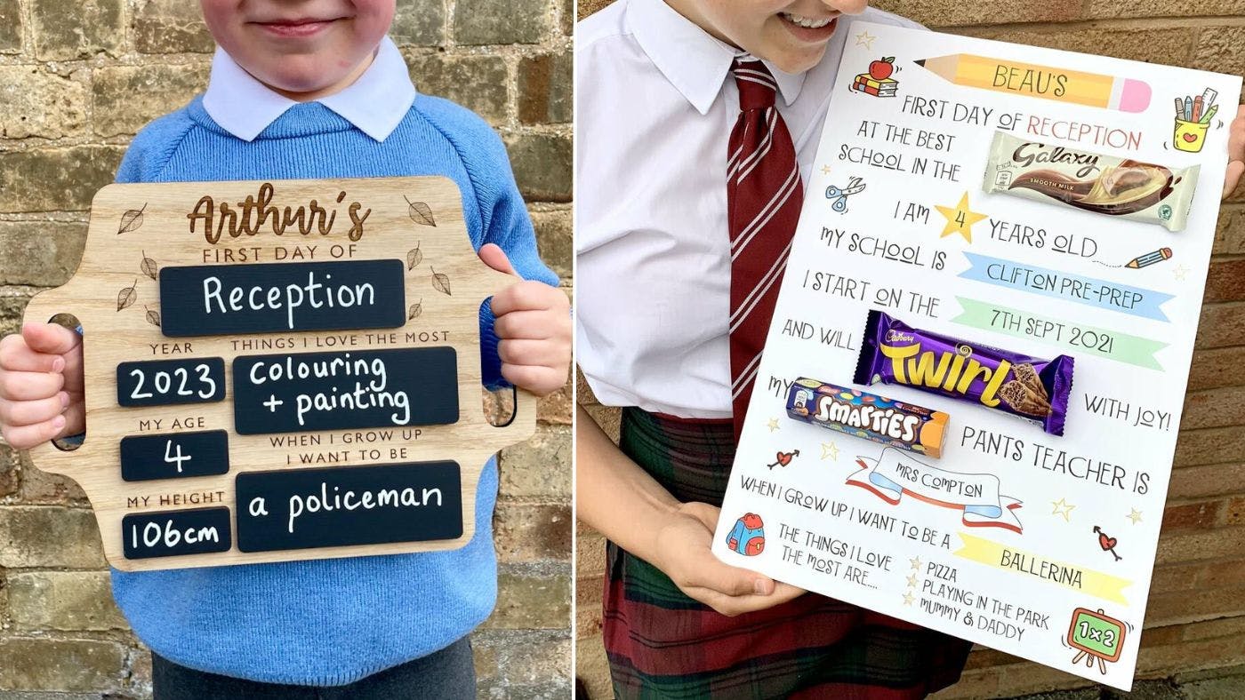 Best first day of school boards