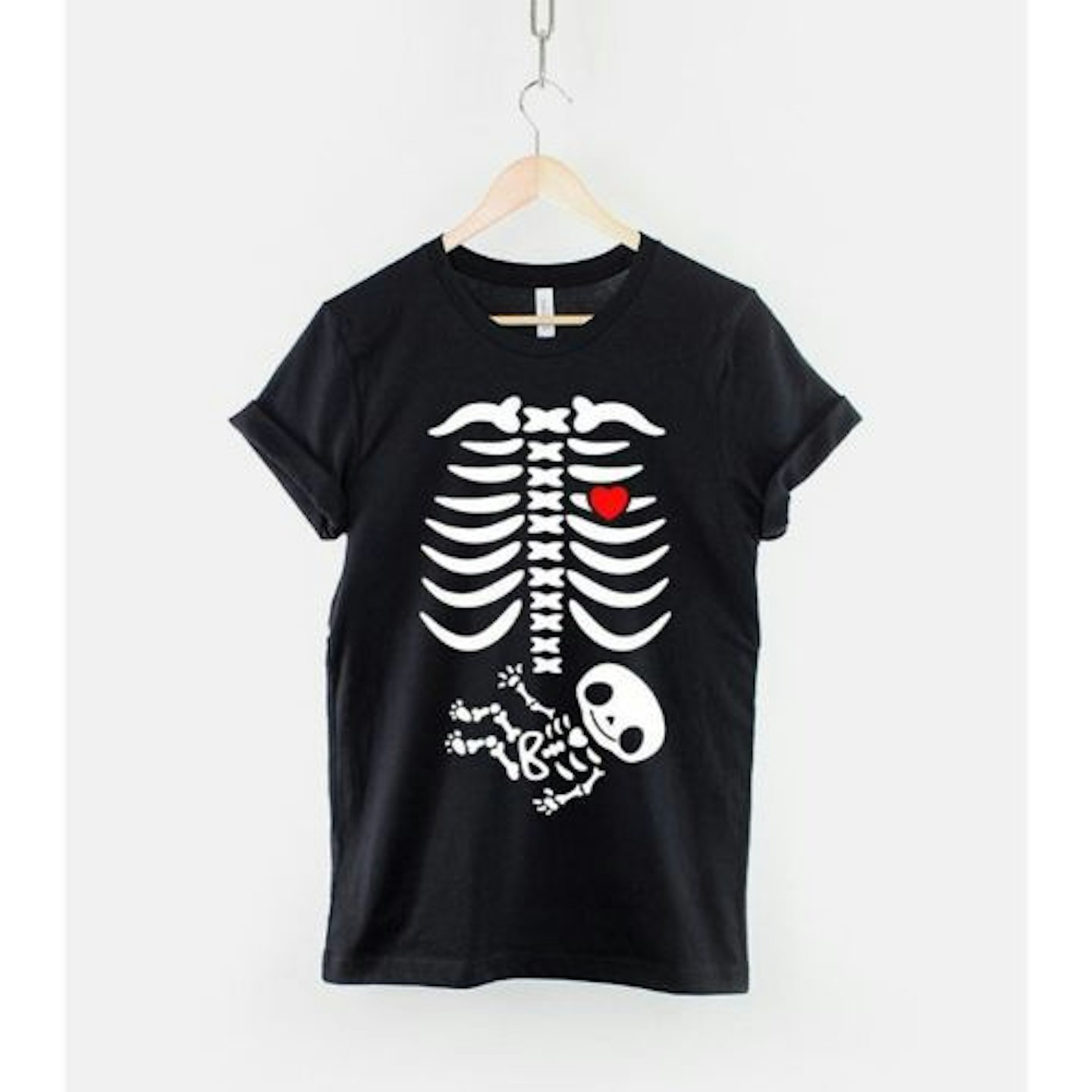 Best pregnancy Halloween costumes  Halloween Pregnant Skeleton Shirt