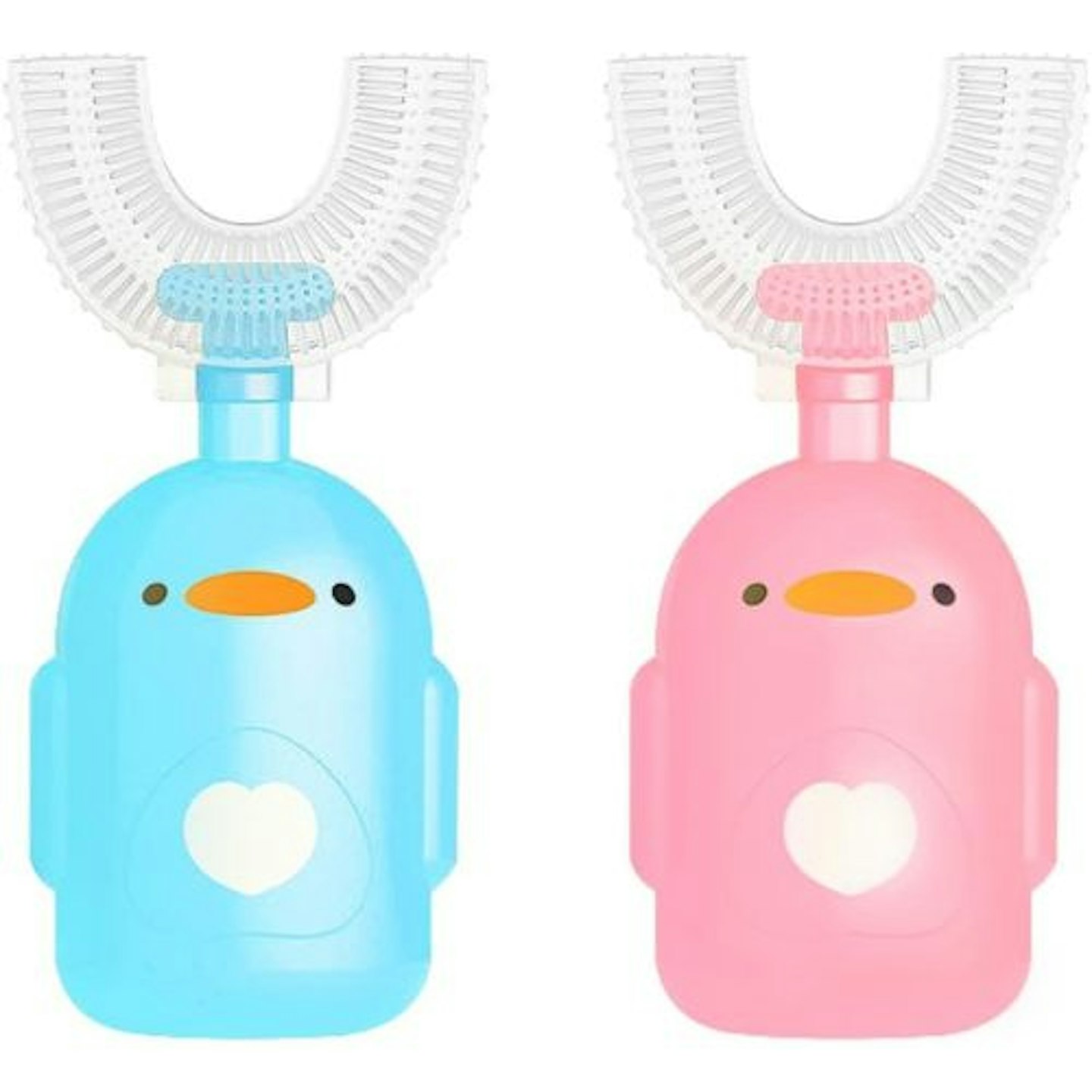 Best U-shaped Toothbrush HanTong 2 Packs Kids U Shaped Toothbrush