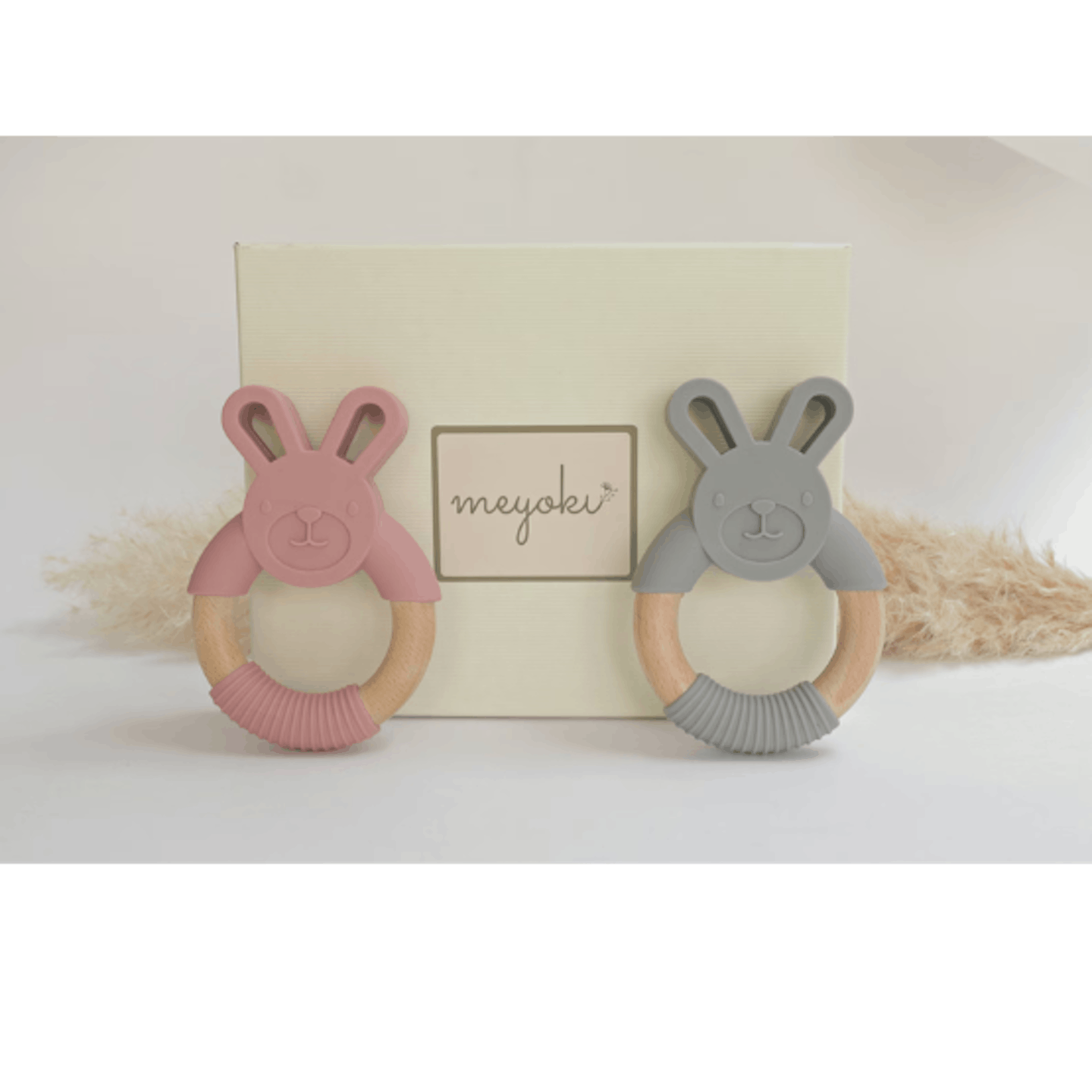 Unisex bunny teethers