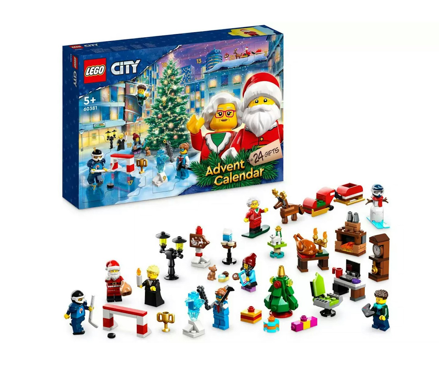 LEGO City Advent Calendar 2023 with 24 Christmas Gifts 