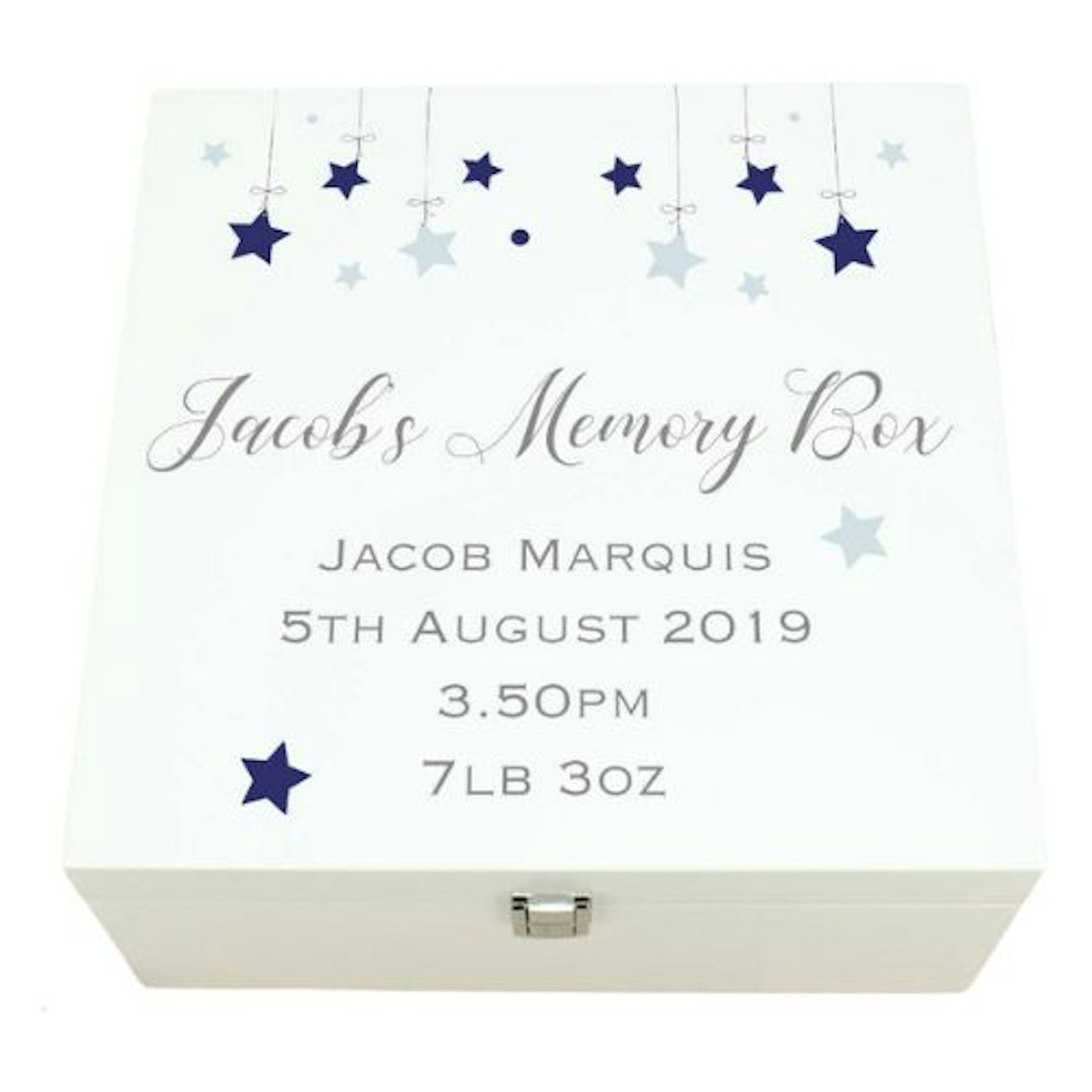 Best gifts for newborns Luxury Wooden Baby Stars Memory Box