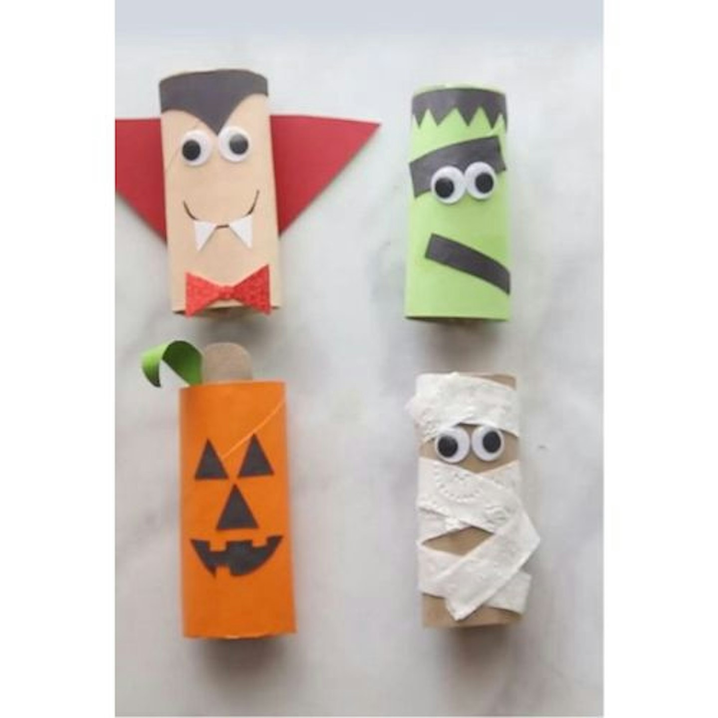 Halloween toilet roll crafts