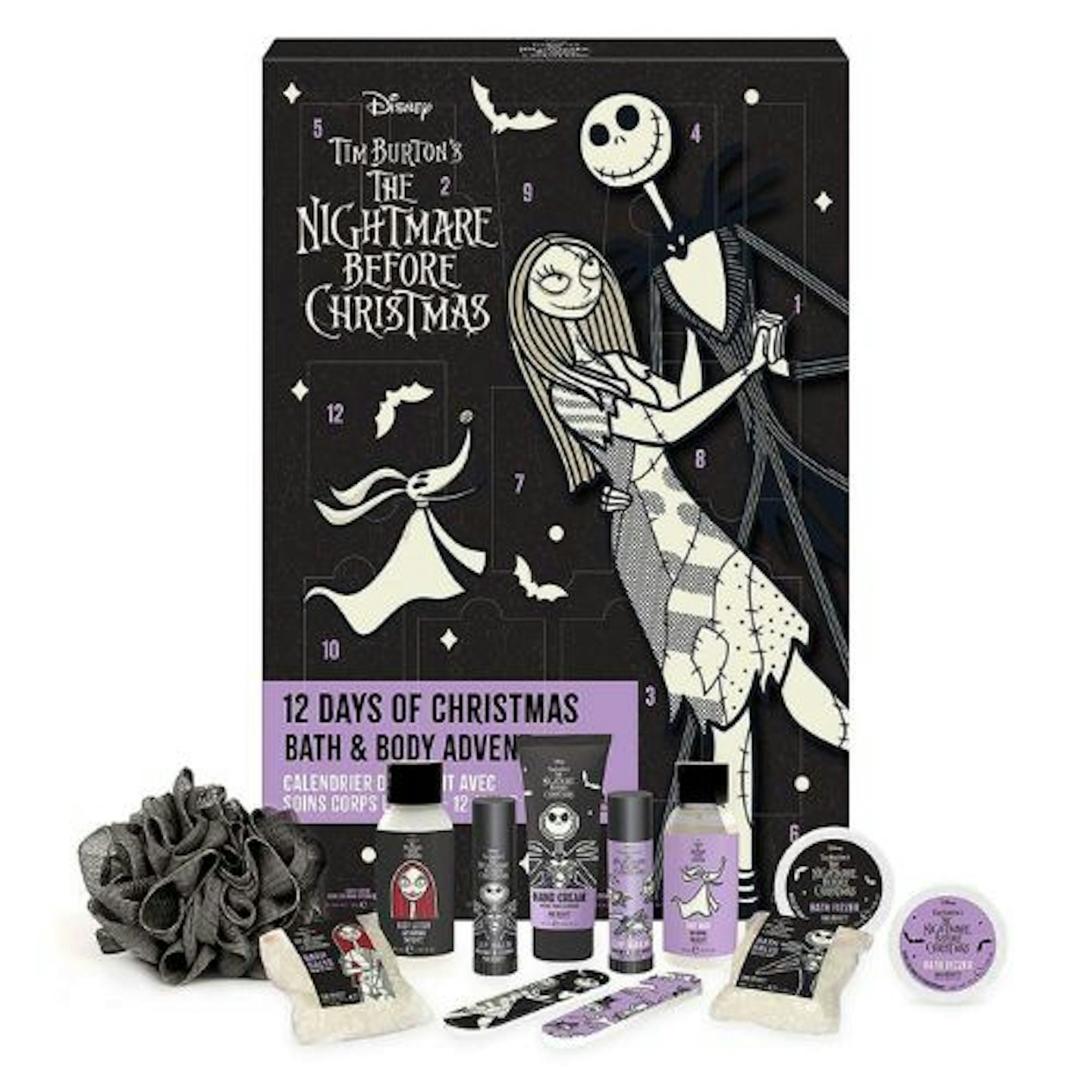 Best Disney Advent calendars Nightmare Before Christmas 12 Days Bath and Body Advent Calendar