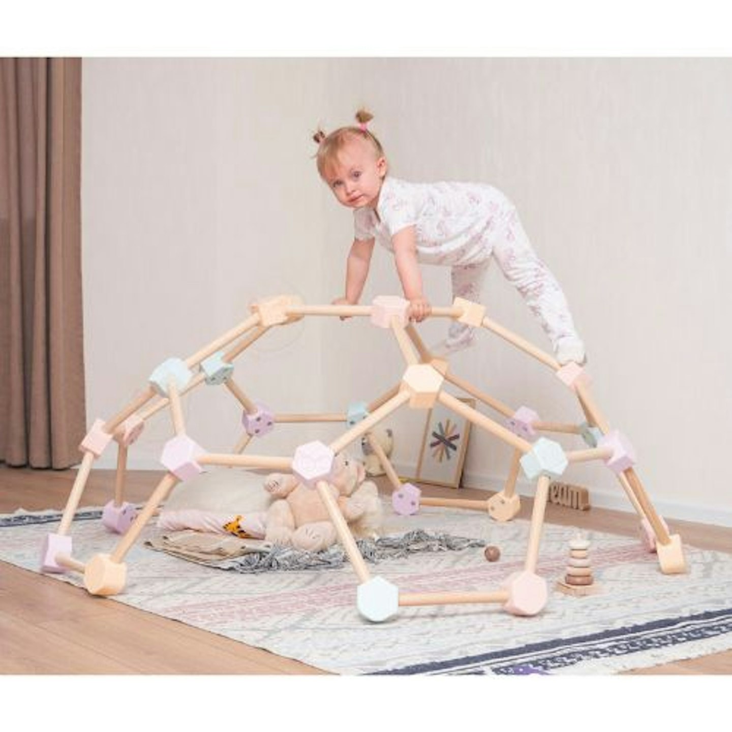 Best indoor climbers for toddlers Spider Web Montessori Play Gym