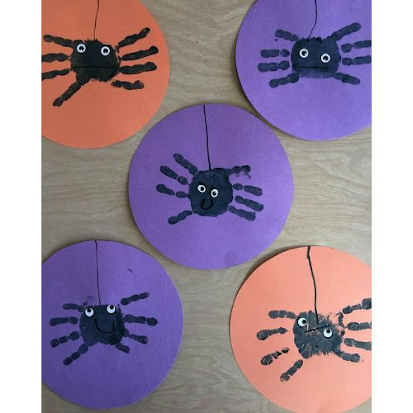 Halloween hand prints