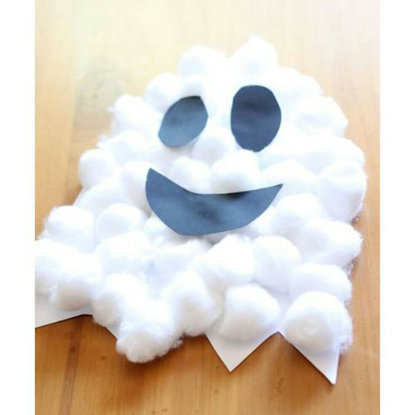 Halloween cotton wool ghost crafts