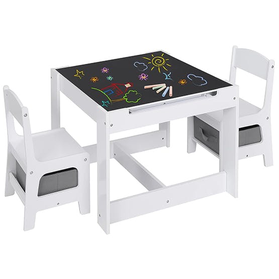 The Best Kids Table And Chairs 2024   Blackboard Table And Chairs 