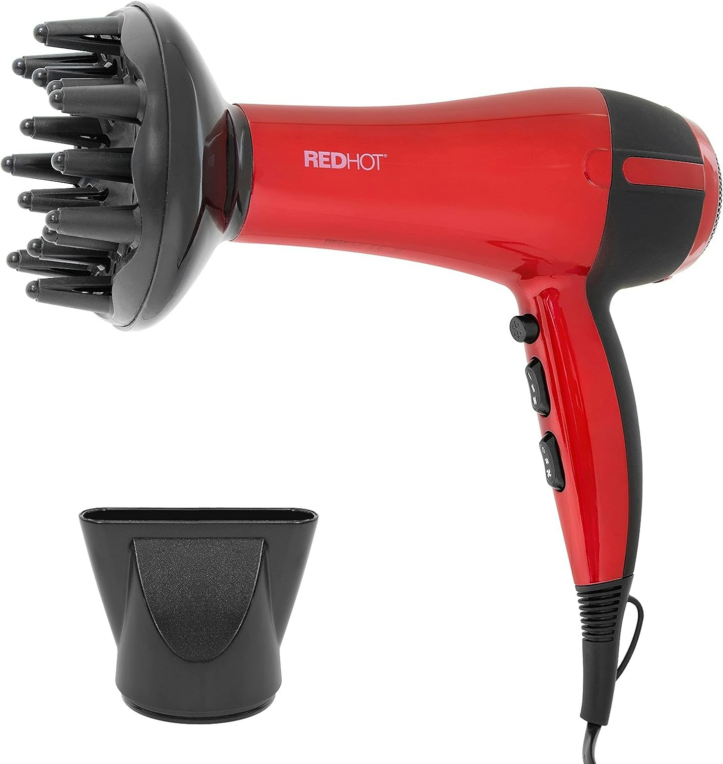 Red hot hair dryer