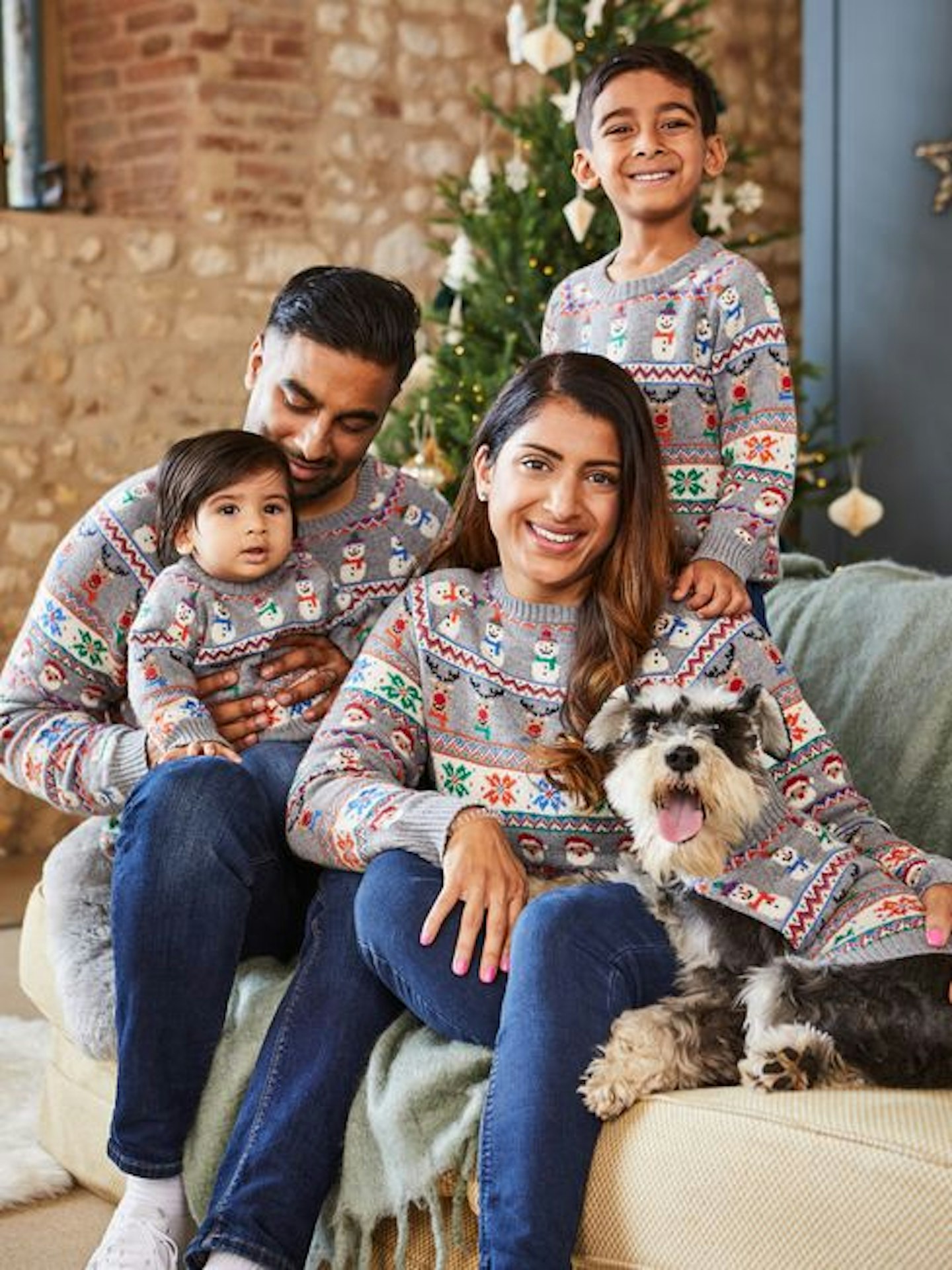 Christmas jumpers for the family fair isle