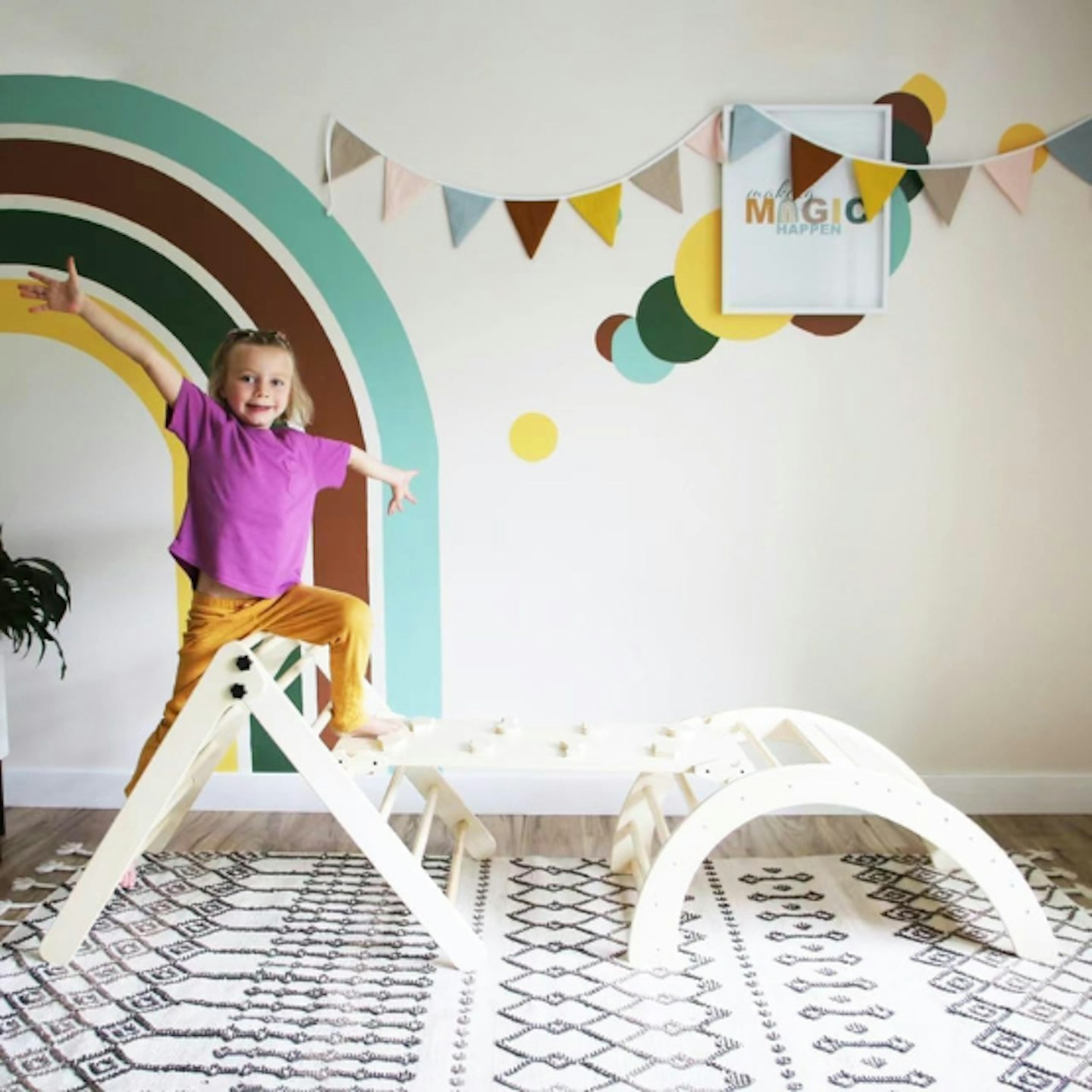 Toddler toys climbing arch
