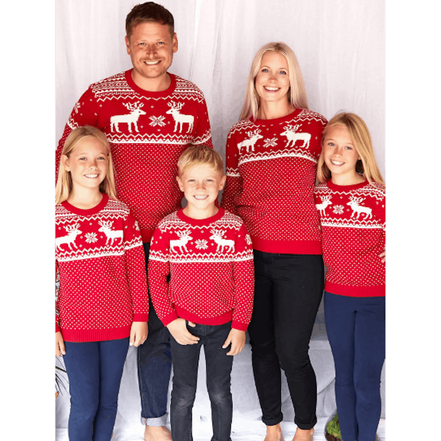 Christmas jumpers for the family traditional