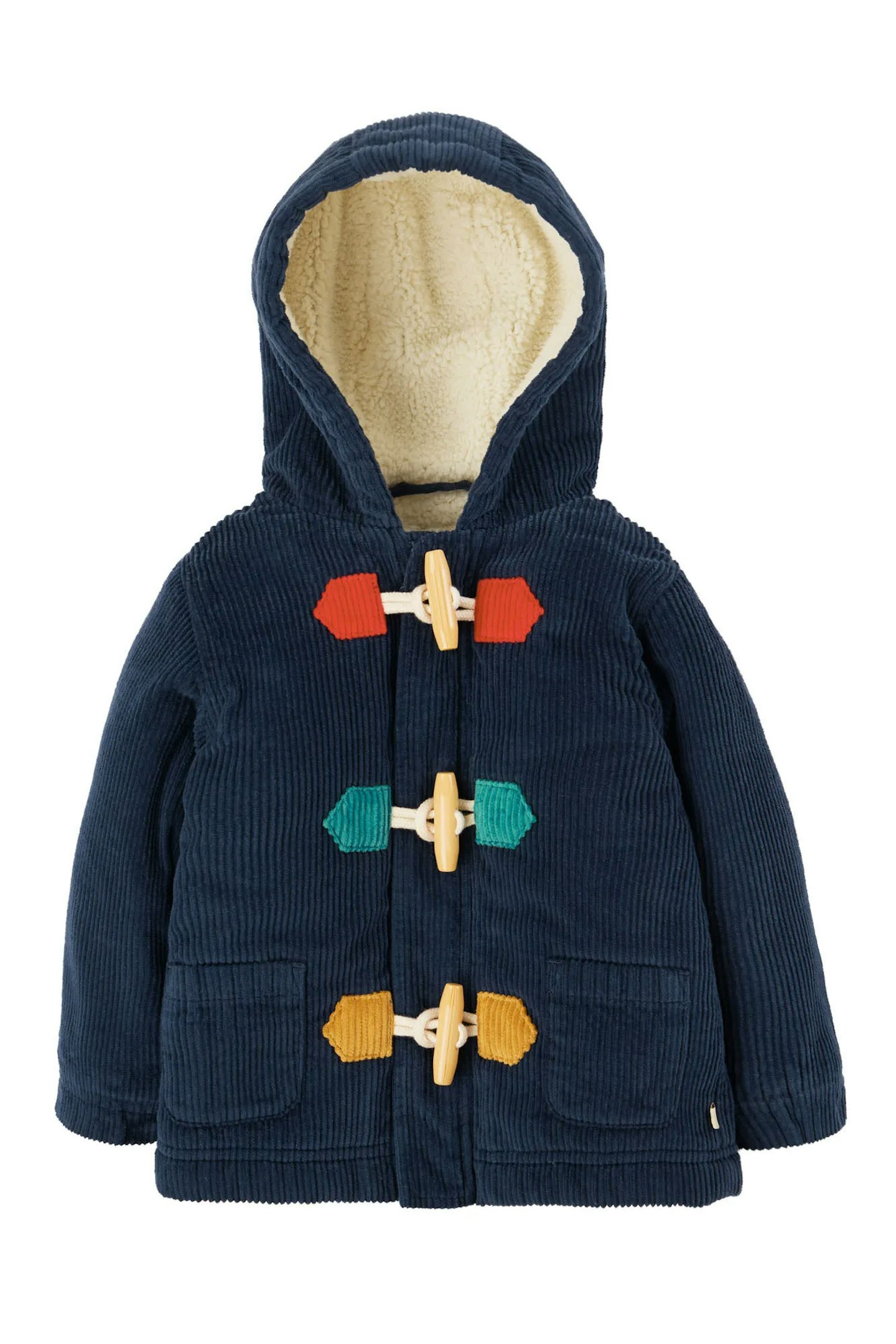 Best toddler winter coats Frugi Zephyr Cord Duffle Coat