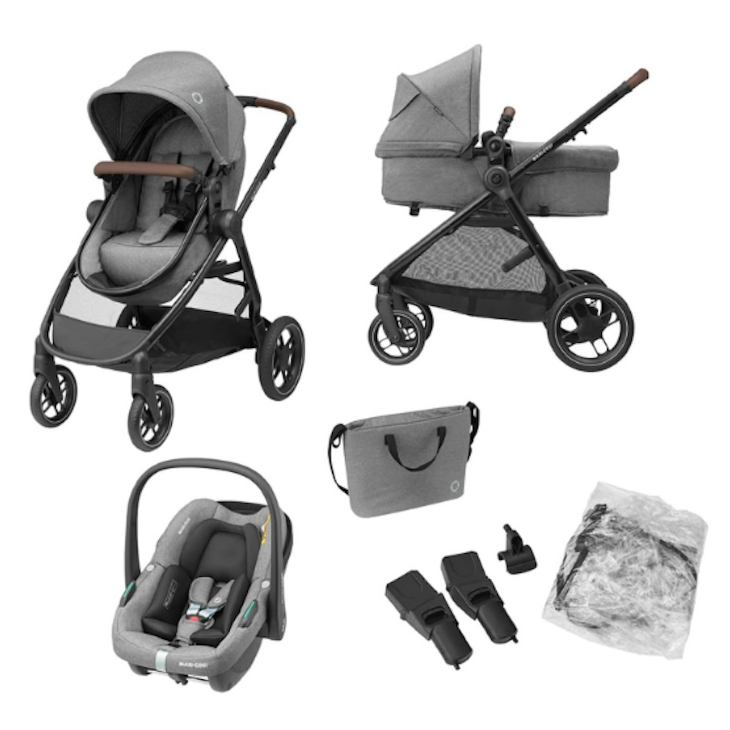 best baby bundles - Maxi-Cosi Zelia S Trio 3-in-1 Prams Travel System