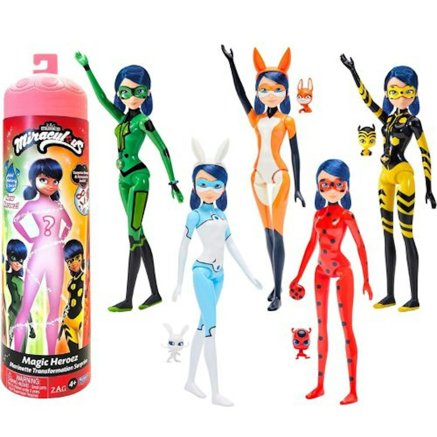 Miraculous Ladybug Magic Heroez Reveal Colour Change Doll