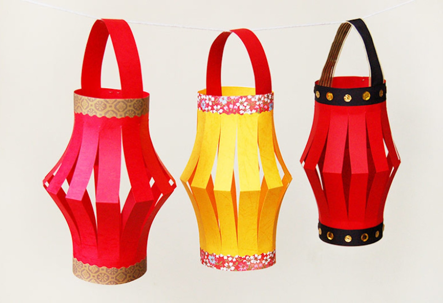 Colourful paper lanterns for Diwali celebrations