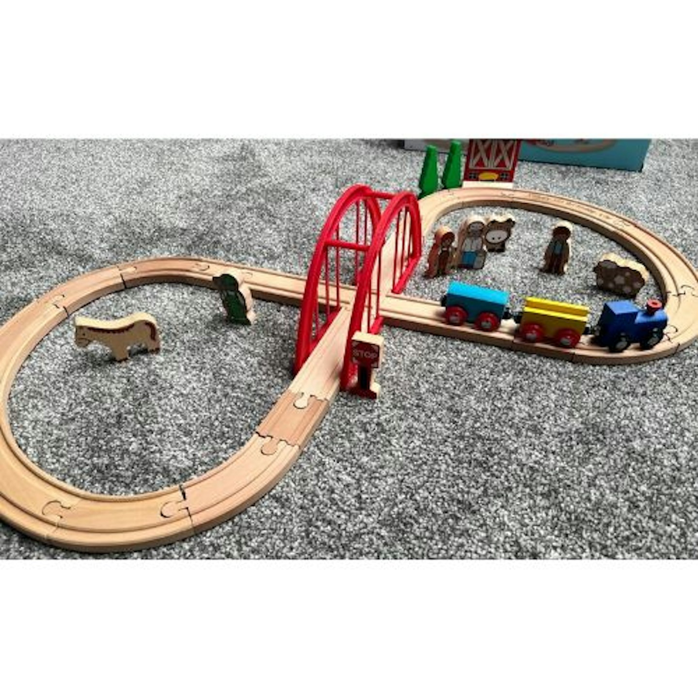 Personalised Engraved Wooden Kids Train Set