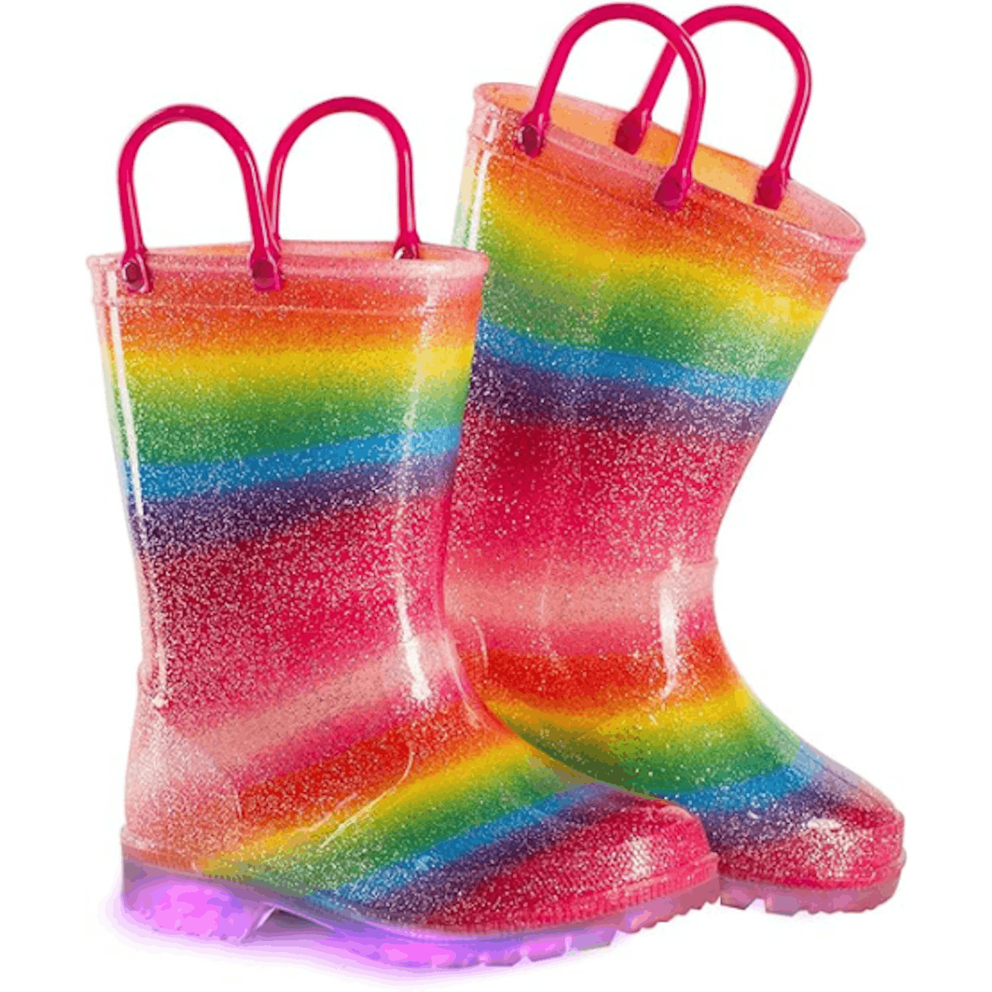 kids wellies rainbow