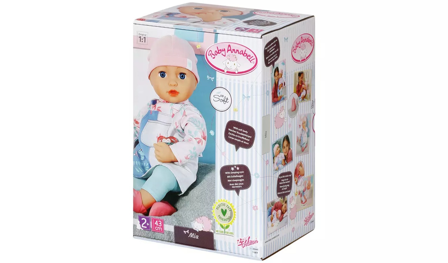 Baby Annabell Mia Baby Doll - 17inch/43cm