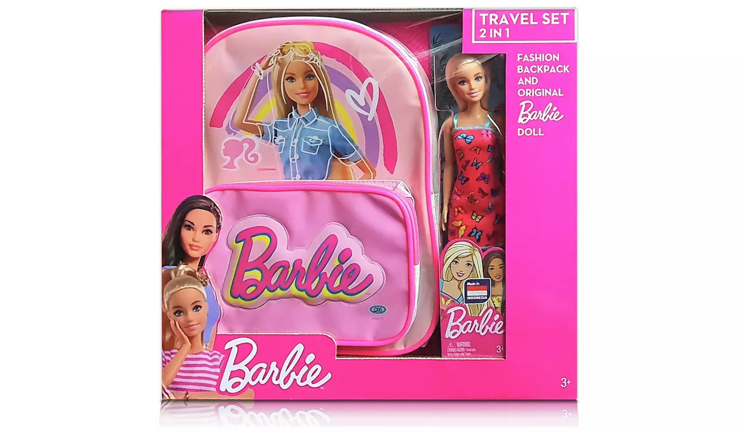 Barbie Doll with Kids Backpack