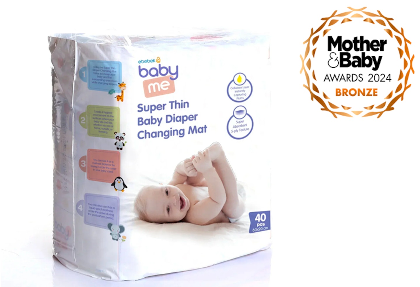 Baby Me Super Thin Diaper Changing Mat