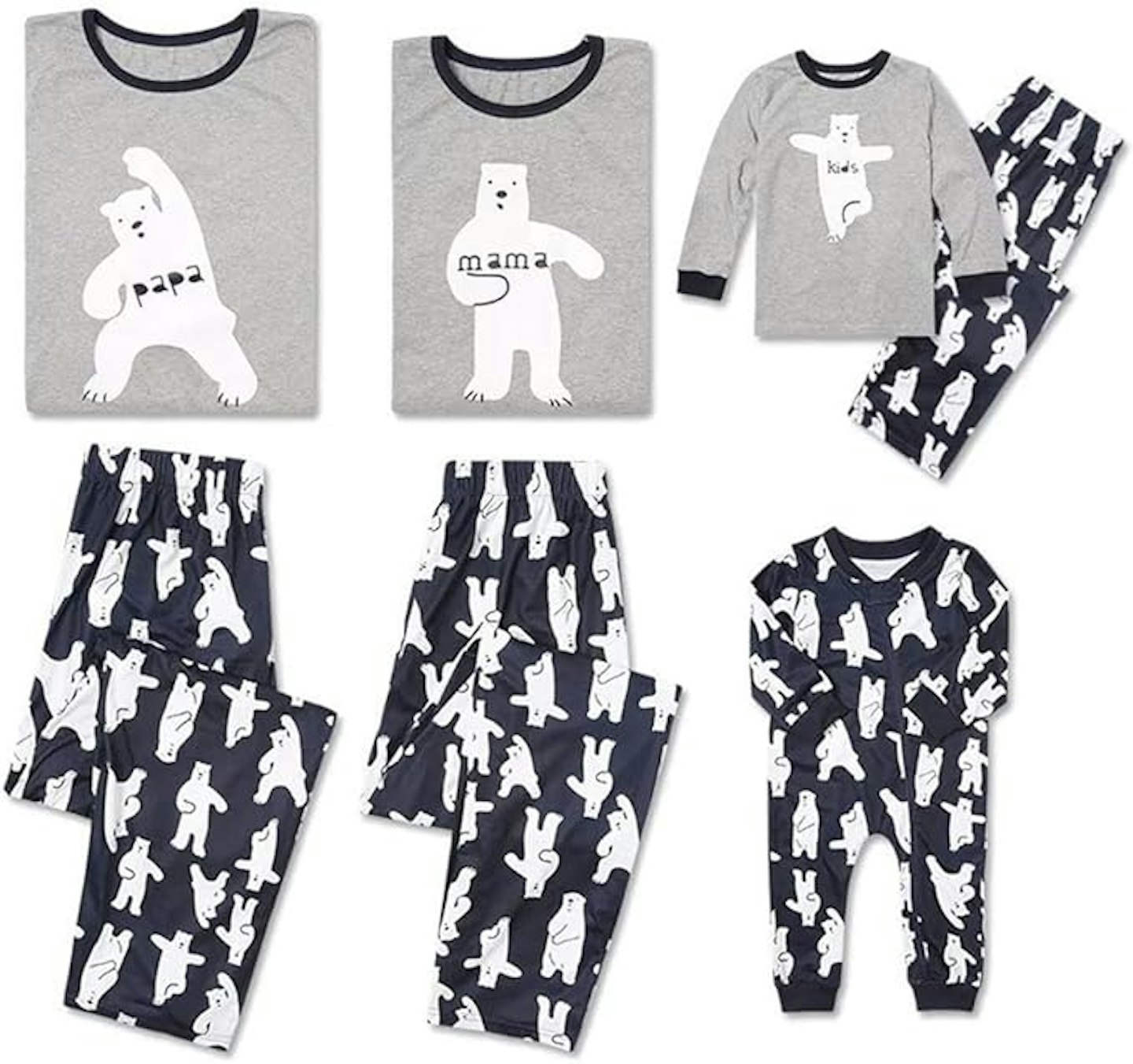 bear pj set