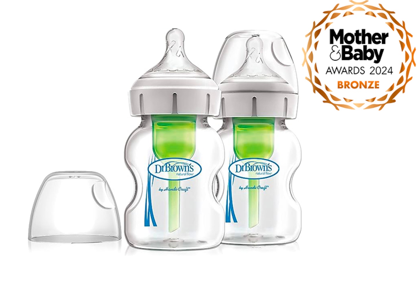 Dr Brown’s Anti-Colic Options+ Wide-Neck Baby Bottle