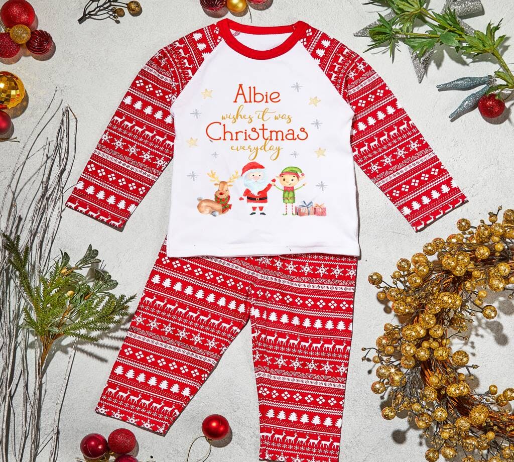 Personalised discount pjs baby