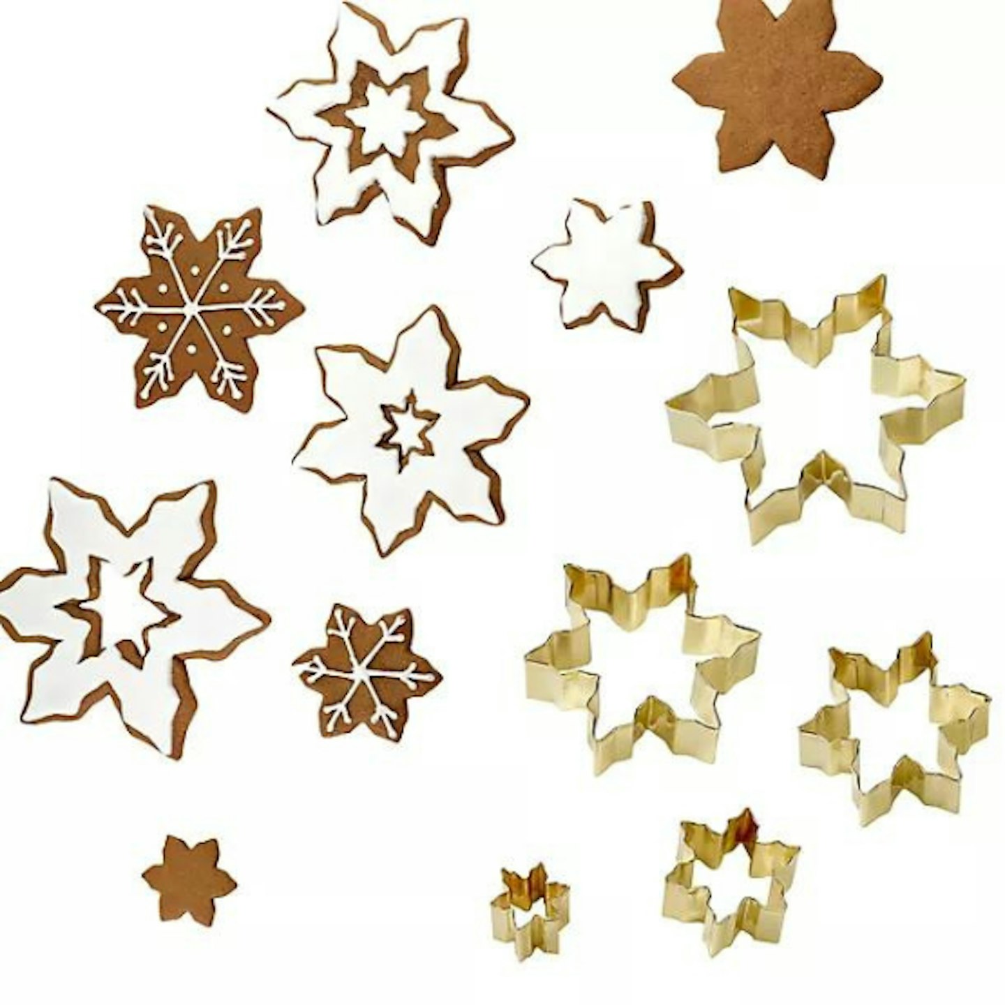 Christmas cookie cutters snowflakes
