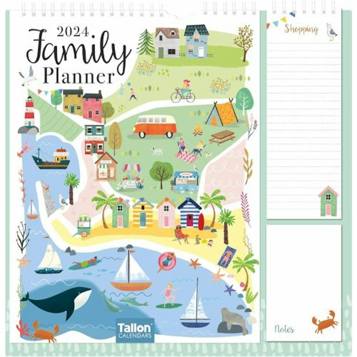 Best family planner 2024 Family Organiser Calendar Memo Pad