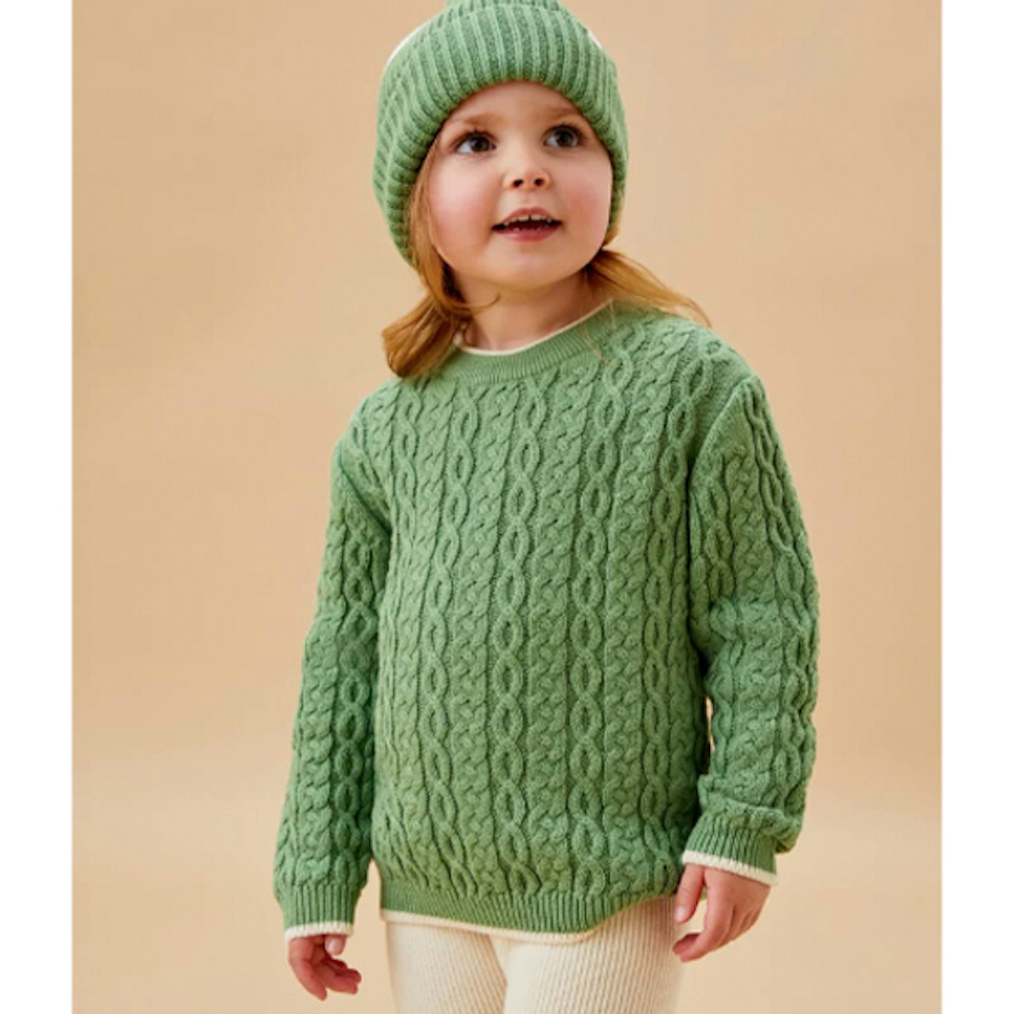 Baby MORI Green jumper