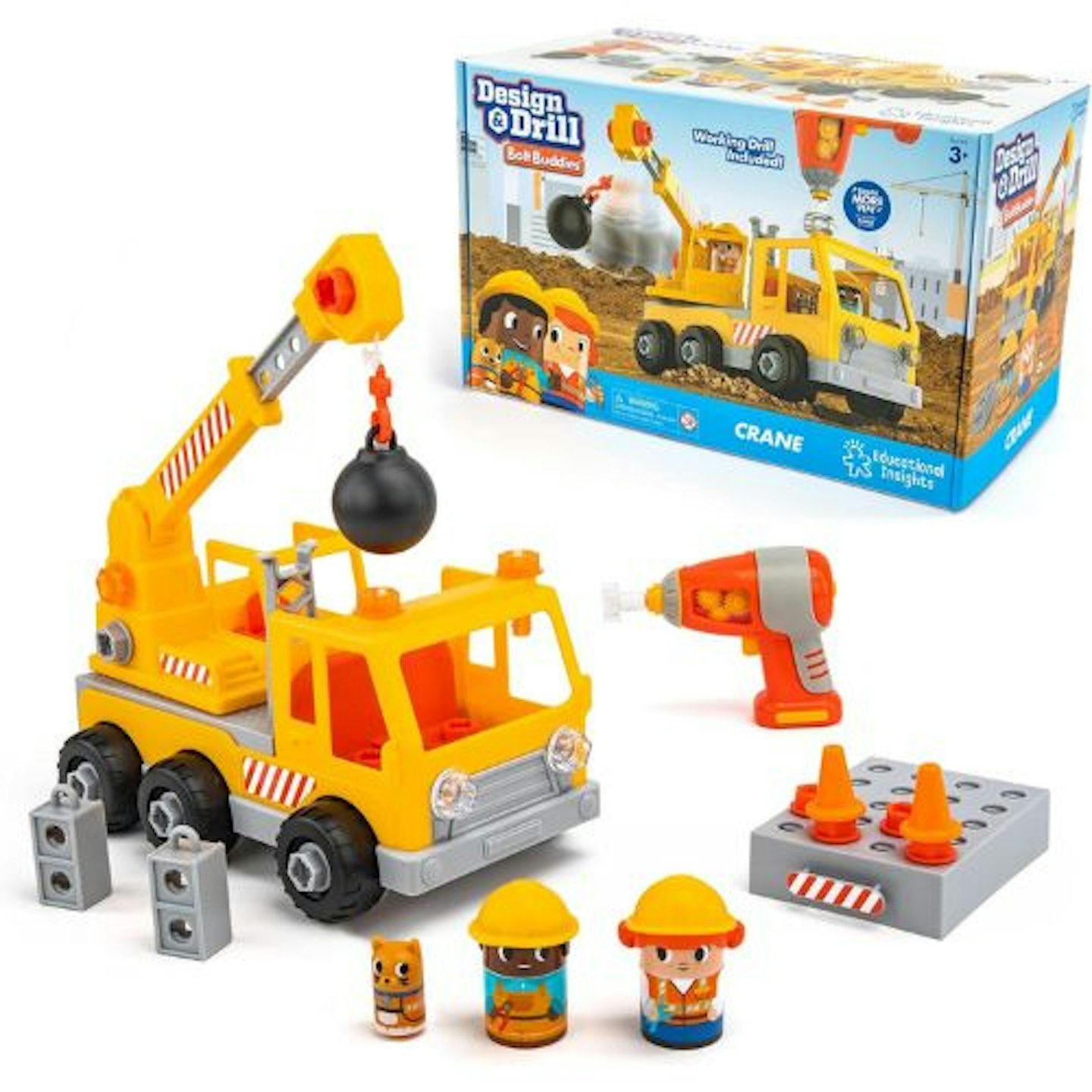 Best Christmas present for toddlers Design and Drill Bolt Buddies Crane