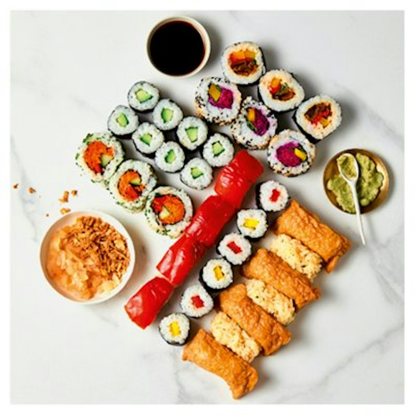Taiko Sushi Vegan Platter